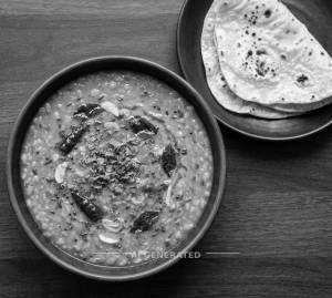 Dal Fry + Roti Rumali (2 pieces)