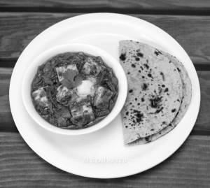 Paneer Chatpata + Plain Tandoori Roti (2 pieces)
