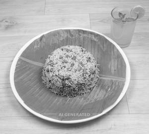 Veg Fried Rice + Lime Juice