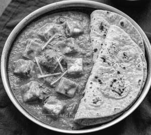 Butter Paneer Masala + Tawa Roti (2 pieces)