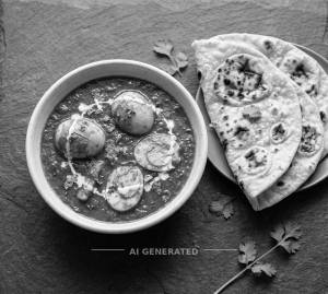 Egg Masala + Tandoori Roti (2 pieces)