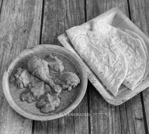 Chicken Korma + Rumali Roti (2 pieces)