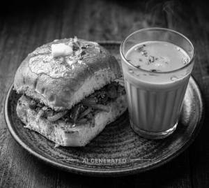 Masala Bun Butter + Masala Tea
