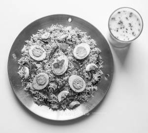 Egg Pulav + Buttermilk