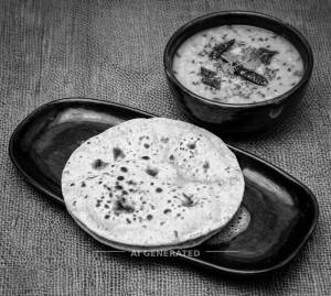 Dal Jeera + Tawa Roti (1 Piece)