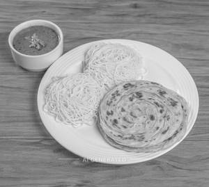 Idiyappam(2Pc) + Parotta(2 Pieces)