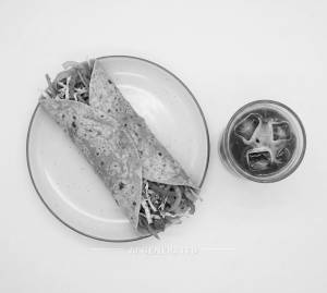 Veg Roll + Cold Coffee
