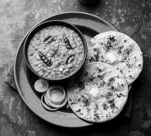 Dal Fry + Butter Tawa Roti (2 Pieces)