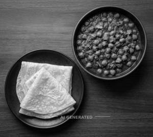 Chana Masala + Roti Rumali (2 pieces)