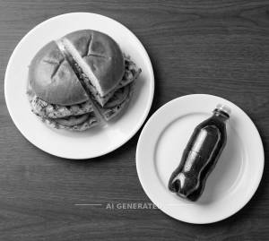 Chicken Sandwich + Cold Drinks