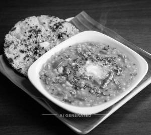 Dal fry + Makka roti (1 piece)