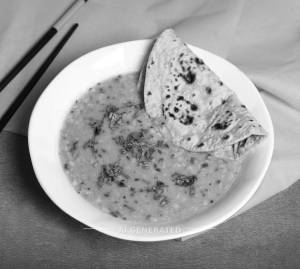 Yellow Dal Fry + Tawa Roti [Per Piece] (2 pieces)