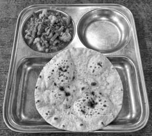 Mixed Veg + Tawa Roti Plain (1 piece)