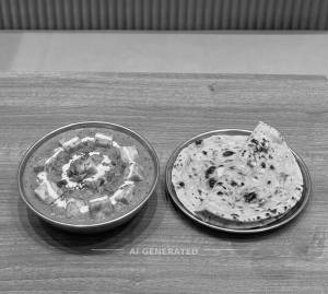 Paneer lababdar + Butter roti (1 piece)