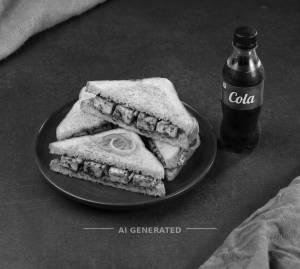 Paneer Tikka Sandwich + Cold Drink