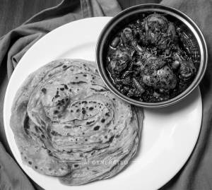 Chicken Pepper Masala + 1 Paratha (1 Piece)