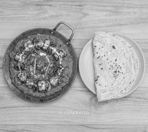 Tawa Tikka Masala + 1 Rumali Roti