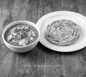 Paneer Butter Masala + Lcachha Paratha (1 Piece)