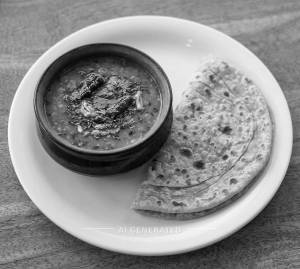 Dal Tadka + Paratha (1 piece)