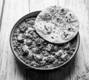 Veg Patiala + Tawa roti (1 piece)