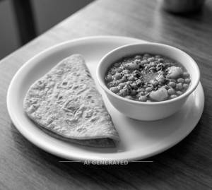 Ghugni + Paratha(1 Piece)