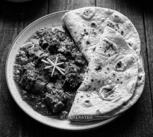 Mutton Curry + Tanduri Roti (2 pieces)