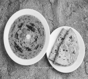 Dal Fry + Plain Roti (2 Pieces)                       