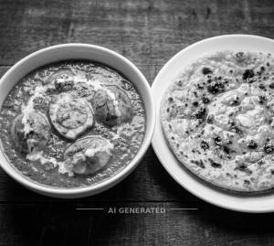 Egg Butter Masala + Tawa Roti Butter (1 Piece)