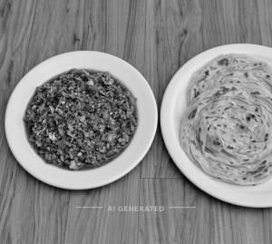 Egg Keema + Paratha (2 pieces)