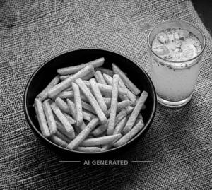 French Fries + Masala Lemonade