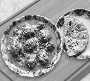 Chicken maharani + Chapati (1 piece)