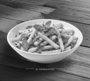 French Fries + Green Mint