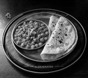 Chana Masala + Tawa Roti (2 pieces)