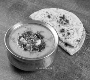 Dal Tadka + Tandoori Sada Roti (2 Pieces)