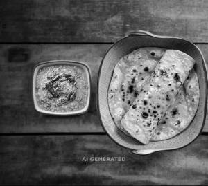 Dal Tadka + Butter Tawa Roti (1 Piece)