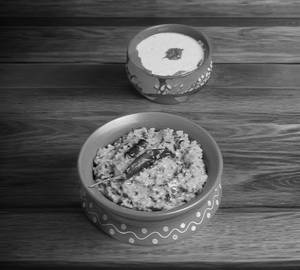 Rajwadi khichdi kadhi