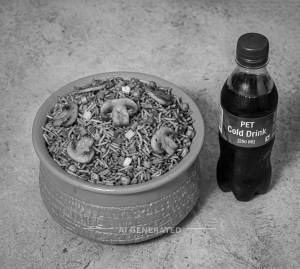 Mushroom Fried Rice + Cold Drink [250 Ml]
