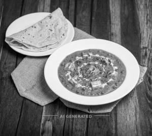 Mater Paneer (250gm) + Rumali Roti (1 piece)