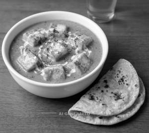 Shahi Paneer + Tawa Roti (2 pieces)