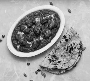 Chicken Changezi + Tandoori roti (2 pieces)