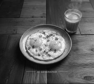2 Eggs Half Fry + Tea