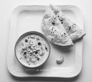Khoya Kaju White [275 G] + Fulka Roti [2 Pieces]