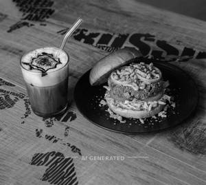 Urban Kurkure Burger + Cold Coffee