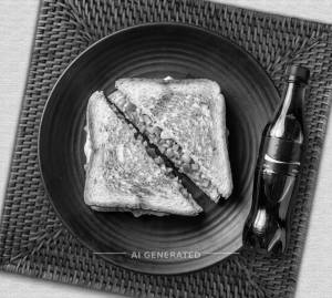 Veg Toast Sandwich + Cold Drinks [200Ml]