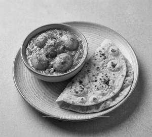 Aloo Dum Punjabi + Tawa Roti (2 pieces)
