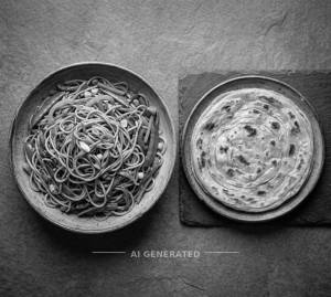 Mix Veg Noodles + Paratha (1 Piece)