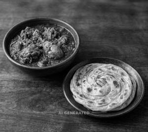 Chicken Masala Gravy + Special Parotta (1 Piece)