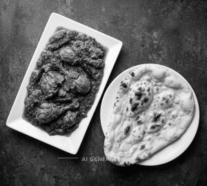 Chicken Kasha + Plain Naan (1 piece)