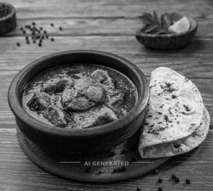 Fish Curry + Tawa Roti (2 pieces)