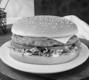 Aaloo Tikki Schezwan Burger